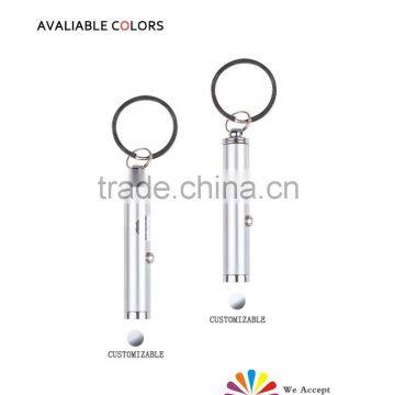 Promotional Logo Led Metal Key Chain Pen Advertising Logo Mini Led Light Ball Pen Drive Key Chains Quality Choice photo-5