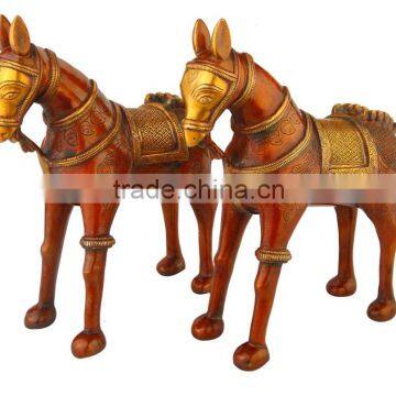 Standing Horse Pair 12"