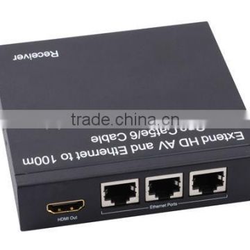 HDMI Extender 100M with Ethernet over one Cat5e/6, 3D support