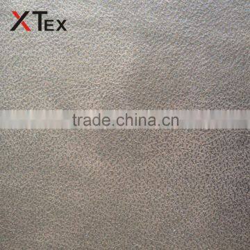 100% polyester materials hot stamped suede fabrics for sofa furniture upholstery home textile from haining