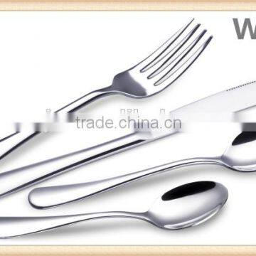 Used hotel flatware mirror polish stainless steel cutlery set