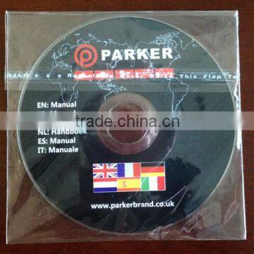 Mini CD/DVD replication with OPP sleeve (custom package is available)