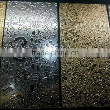 hotsale decorated wall tile/Decorative/Decor/Interior Tile/Hotsale/golden and silver 300*600MM