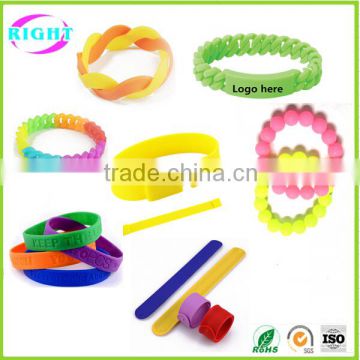 Various Cheap Custom Silicone Bracelet