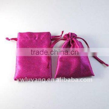 Sequin Drawstring Woven Fabrics Souvenir Bag