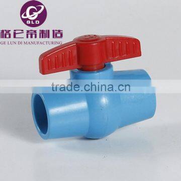 Plastic Ball Valve 2 1/2" Slip x 2 1/2" Slip Ends Two Way Full Ports Water Supply Shut Off Waste Irrigation Welding