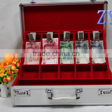 2014 new design aluminum safe case with combination lock and strong handle