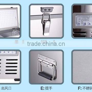 DC 80L Compressormini Solar Freezer, Car Freezer/fridge With Stainless Steel Cover photo-5