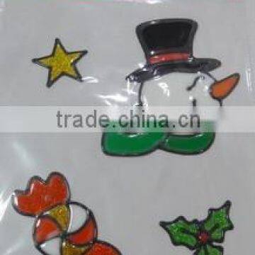 Lovely Christmas Snowman Sticker/Christmas Window Sticker photo-6