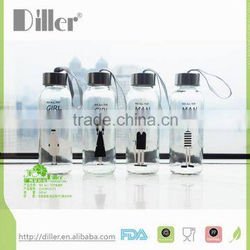 wholesale OEM private lable BPA Free Tritan Water Bottle glass bottle cap