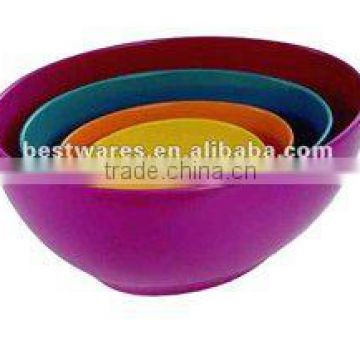 Best quality colorful melamine outdoor dinnerware bowl serving set