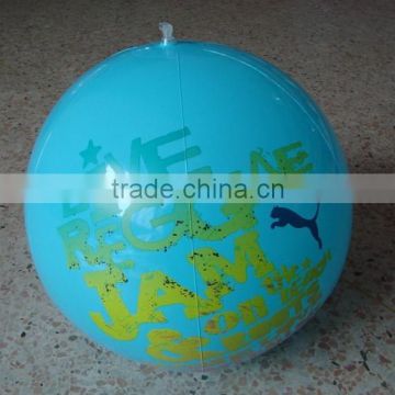 Promotional PVC Inflatable Beach Ball Pool Toys With 12" Inch or Customized Size