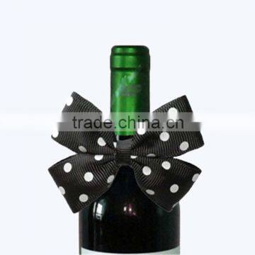 custom wine bottle ribbon bows