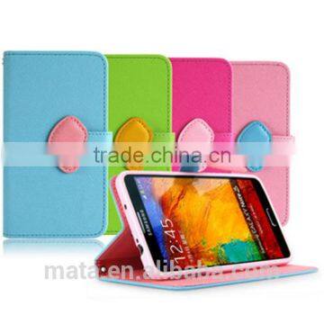 Red Lips Design Wallet With Card Holder Leather Case For Samsung