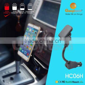 2016 good price USB car charger magnet car mobile phone holder