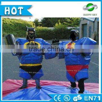 Crazy! 2015 most popular inflatable sumo wrestling suits for sale, inflatable sport sumo for amusement park