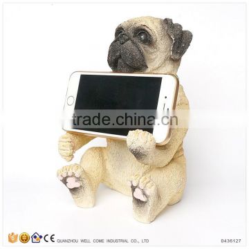 Hot Sale Pug Dog Hand Mobile Phone Holder