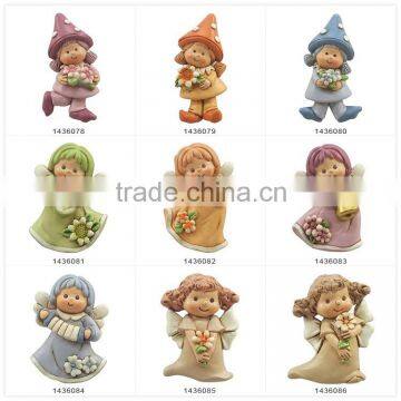 Angel Girl Small Magnets Resin Figurines Musical Sculptures photo-2