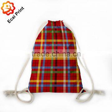 New Model High Quality Digital Printing Custom Made Drawstring Bag