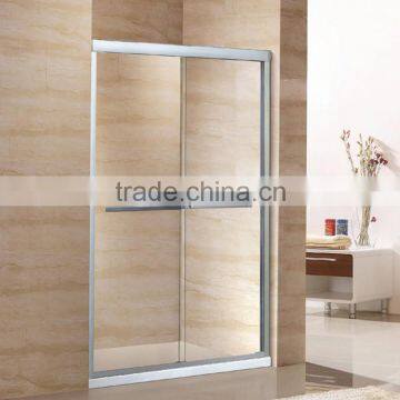 freestanding aluminum building shower glass door D16