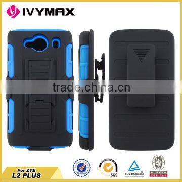 Armor Holster Robot Cover Case for ZTE L2 PLUS Various phone brands black blue