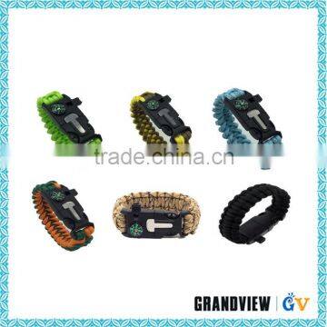 Hot selling good quality paracord bracelet for outdoor sports