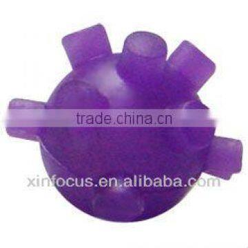 Silicone UV Tongue Tickler - Seamine Purple& body piercing jewelry accessory