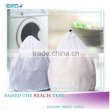 YIWU RODA 100%polyester fine mesh draw string durable laundry bag