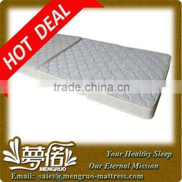 Portable memory foam folding bed mattress