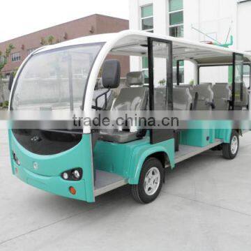 14 Seats Electric Sightseeing Bus Shuttle Bus on Sale