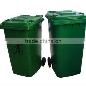 360L-HDPE with wheels trash bin