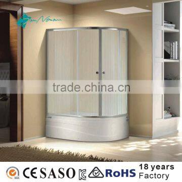 sliding circular shower enclosure China size 1200X800X200