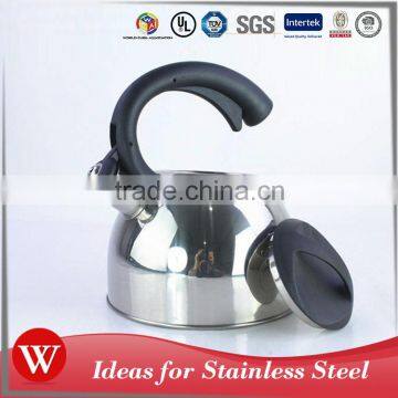 Large 2.5 Liter Capacity Non Electric Tea Kettle Stainless Steel Whistling Kettle photo-2
