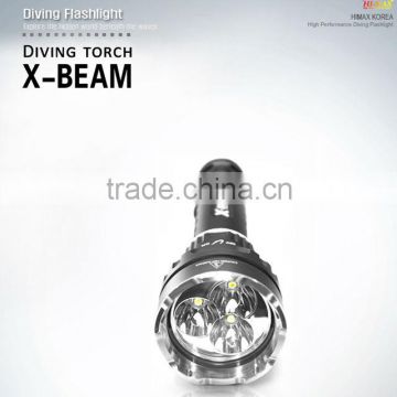 Hi-max flashlight 200Meters 3XU2 LED Dive Torch scuba diving led lamp