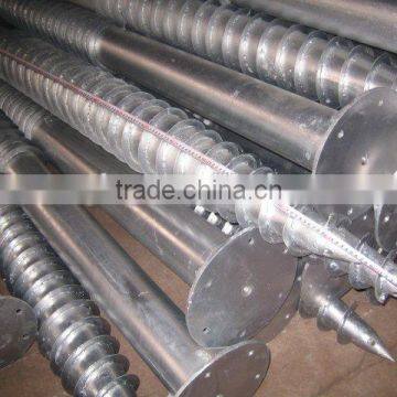 Hot Dipped Galavnized Ground Screw For Solar Mounting Rack System