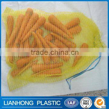 Cheap pe mesh drawstring bag