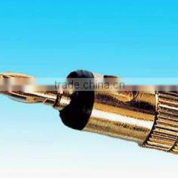 gold plating copper banana connector 4mm banana plug