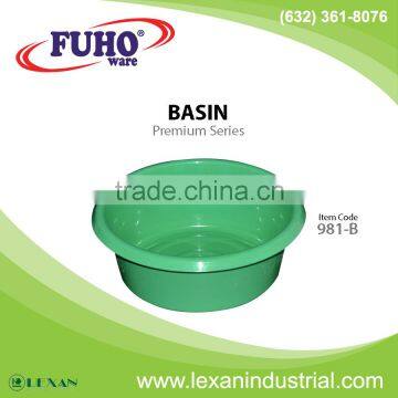 981-B - 10" Fuho Plastic Basins with design (Philippines)