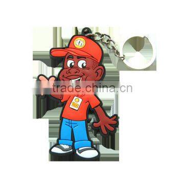 2016 Cheap Custom Fashion Keychain Plastic Design Your Own Keyring photo-4