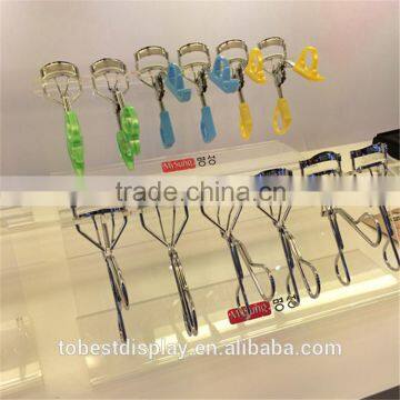 Acrylic lash curler display, lash curler rack, eye lash curler display rack