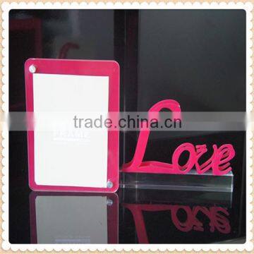 Manufacturing Acrylic Love photo wedding frame