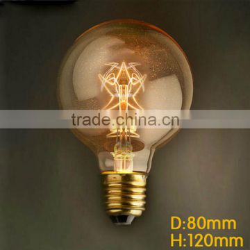 Star Shaped G80 Big Edison Bulb Light 220V 40W Decorative Edison Light