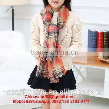 Long cashmere scarf for kids