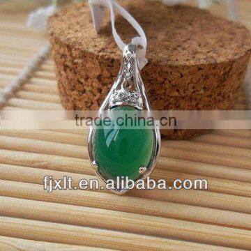 High Quality 925 Sterling Silver Pendant Jewelry with Chalcedony