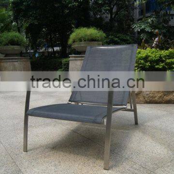 Stainless steel adjustable arm chair / fabric chair / leisure chair