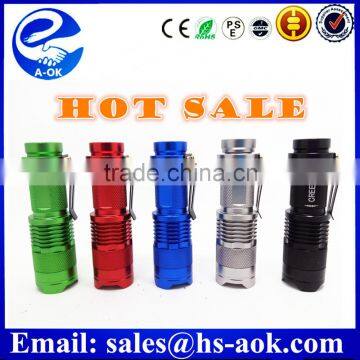 Flashlights Type and 8 Lighting Period(h)Aluminum flashlight