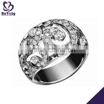 silver jewelry ring wholesale beautiful men's sapphire ring