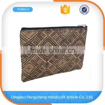 Hot Sell Fashoin Colorful Summer Printed Promotional Paper Straw Custom Print Clutch Bag Handbags photo-3