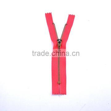 NO. 4 METAL ZIPPER ANTI-BRASS TEETH C/E