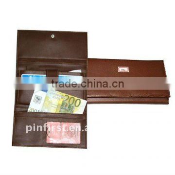 Lot of 200 New PU Leather Brown TriFold Leather Wallets And Purses